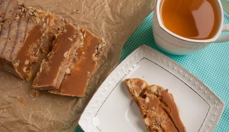 Можно также легко приготовить арахисовый щербет.