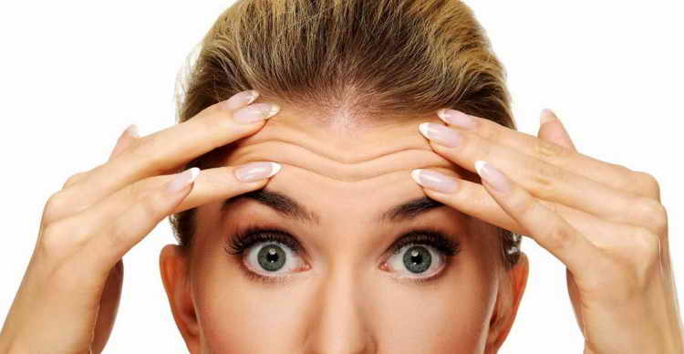 как убрать морщины на лбу